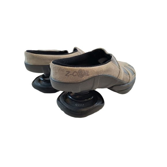 Z Coil Zueco Slip-On‎ Pain Relieving Mesh Orthotic Suede Comfort Clog Shoes SZ 8 - Picture 1 of 12